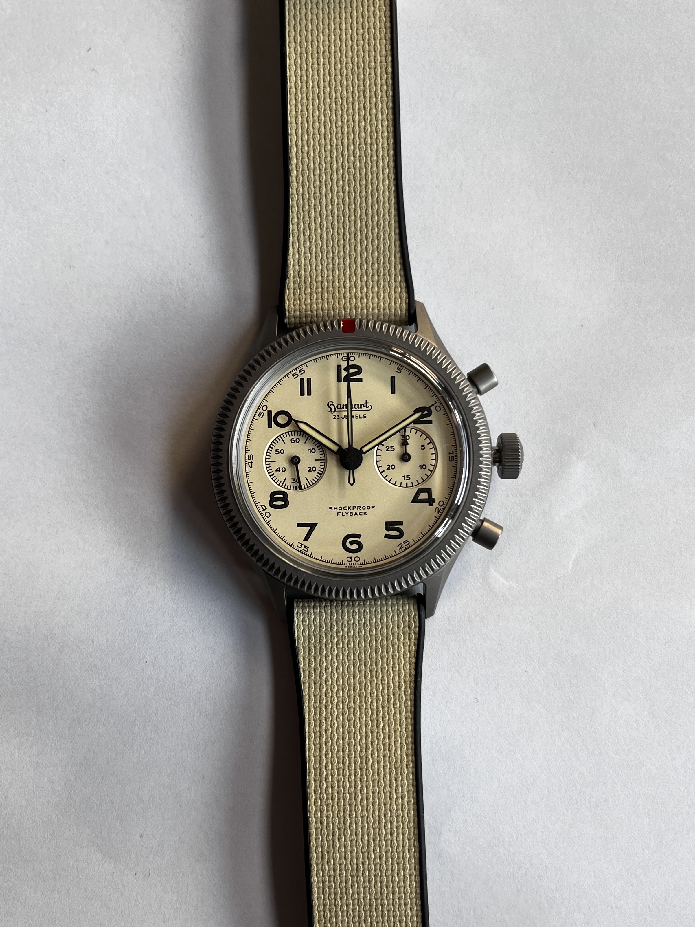 Hands On with the Hanhart 417 TI Desert Pilot